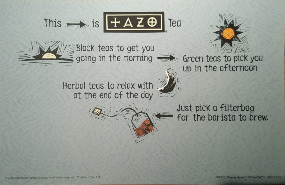 #TBT – Tazo Tea