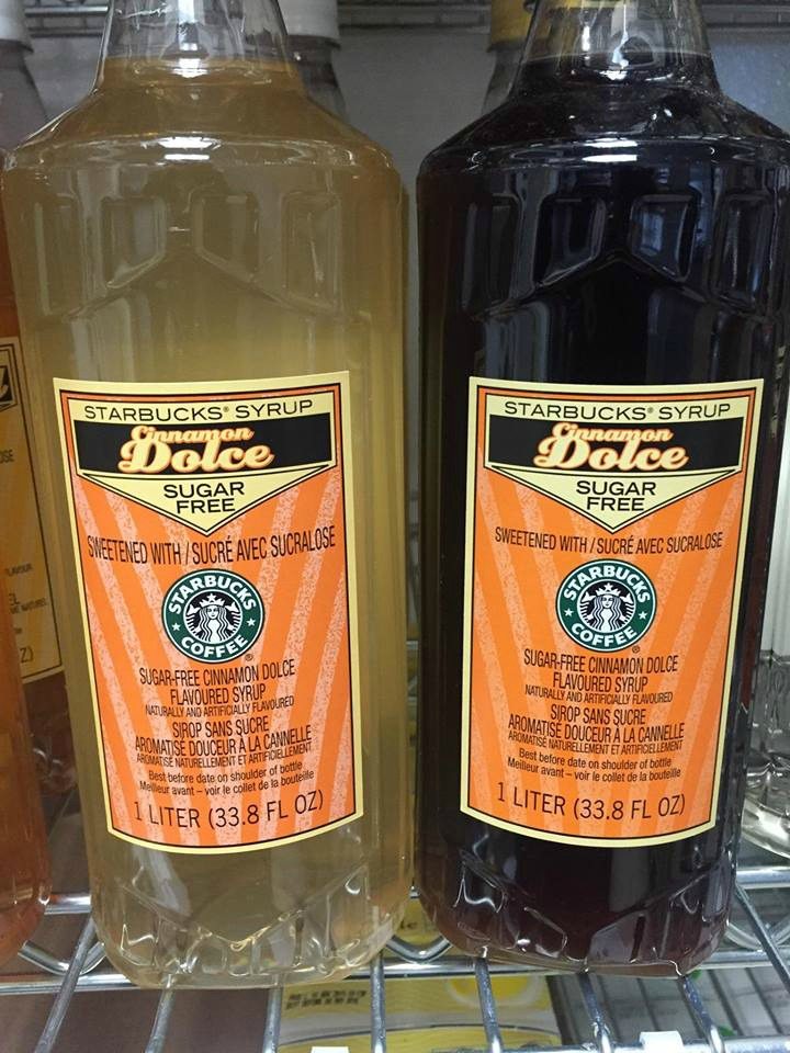 Something has gone missing from the syrups at Starbucks.