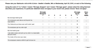 4th and Union Survey Strongly Agree - 21Apr2016