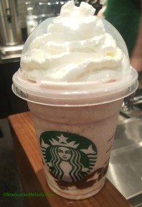 2 - 1 - 20160507_081920 Milk Chocolate Covered Strawberry Frappuccino -