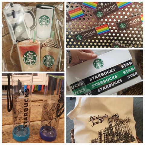 Starbucks PRIDE pins for your jacket or apron and much more: The Coffee Gear Store