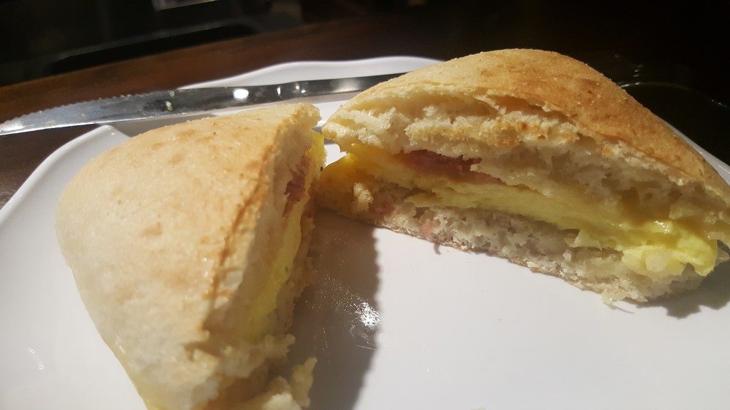 1 - 1 - 20160716_075742 the bacon gouda breakfast sandwich - Starbucks