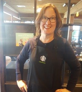 20160724_160414 solid blue cardigan starbucks eow melody