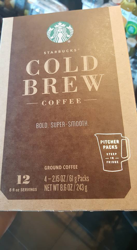 Starbucks Cold Brew Coffee — Signature Black — Pitcher Packs — 1 box (makes  2 pitchers total) 