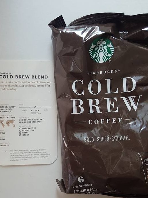 Starbucks Cold Brew Ground Coffee Pitcher Packs, 2 ct / 2.15 oz - Kroger