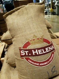 St Helena bag of coffee