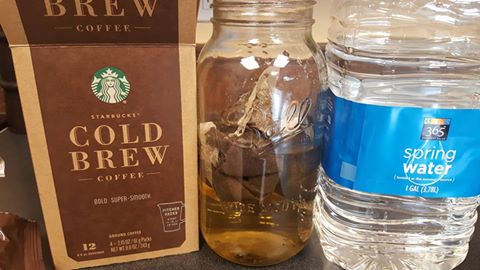 cold brew pitcher packs - satarting the experiement 9July2016