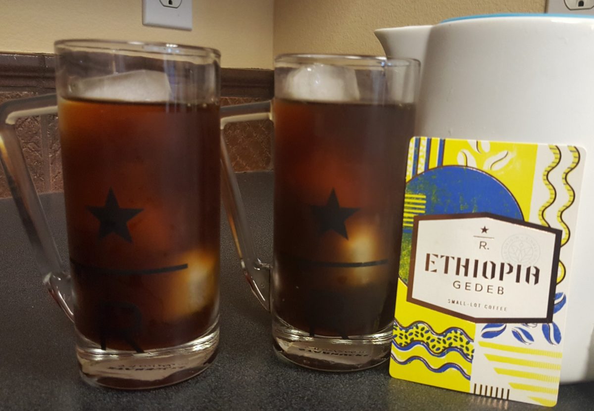 Cold Brew Ethiopia Gedab made with the Sowden Softbrew.