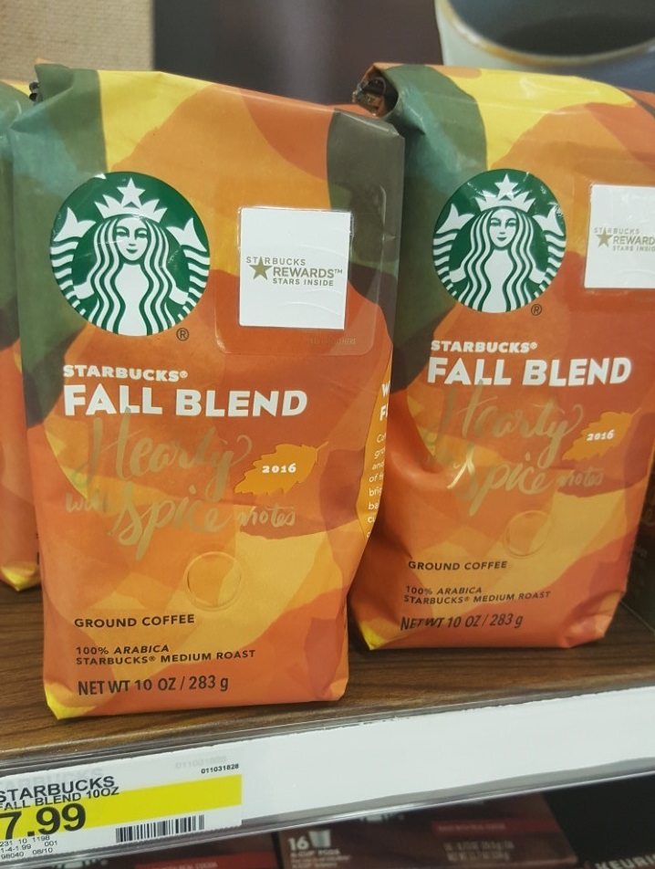 Fall deals blend starbucks