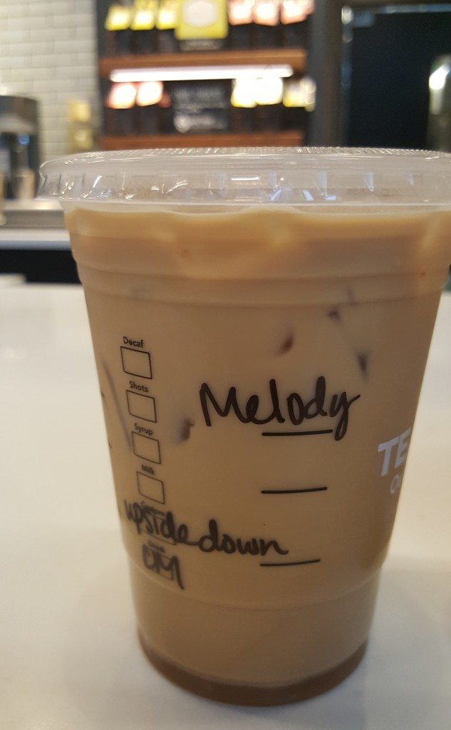 macchiato caramel starbucks iced upside down drink stirred understanding drinks starbucksmelody difference between version end really different very