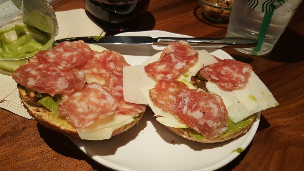 20161016_145934 the salami and cheese bagel