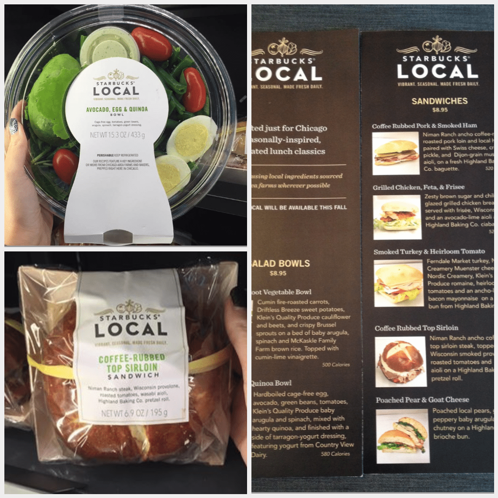 Starbucks and local food: Chicago