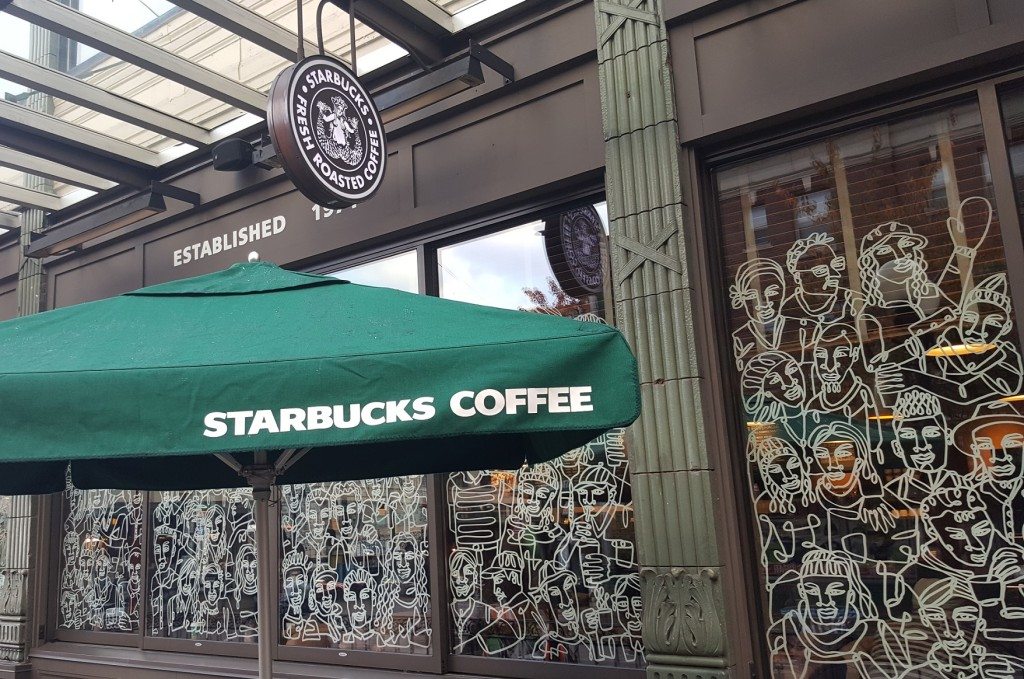 1 - 1 - 20161106_074925 1st and pike starbucks looking west along Pike Street