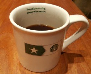 20161109_175727 Proudly Serving Those Who Served Mug Starbucks