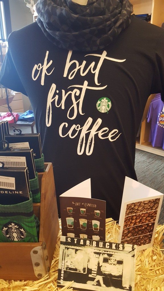 20161111_132736 Starbucks t shirt and cards