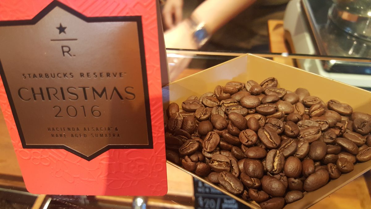 Starbucks Christmas Reserve: Cliff recommends it as an espresso shot. Well, it’s all around amazing.