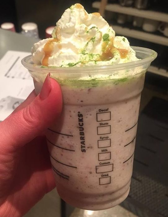 Fruit cake Frappuccino