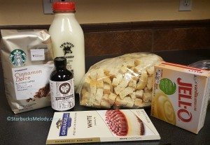 2 - 1 - 20170118_201906 Ingredients for Cinnamon Dolce Bread Pudding