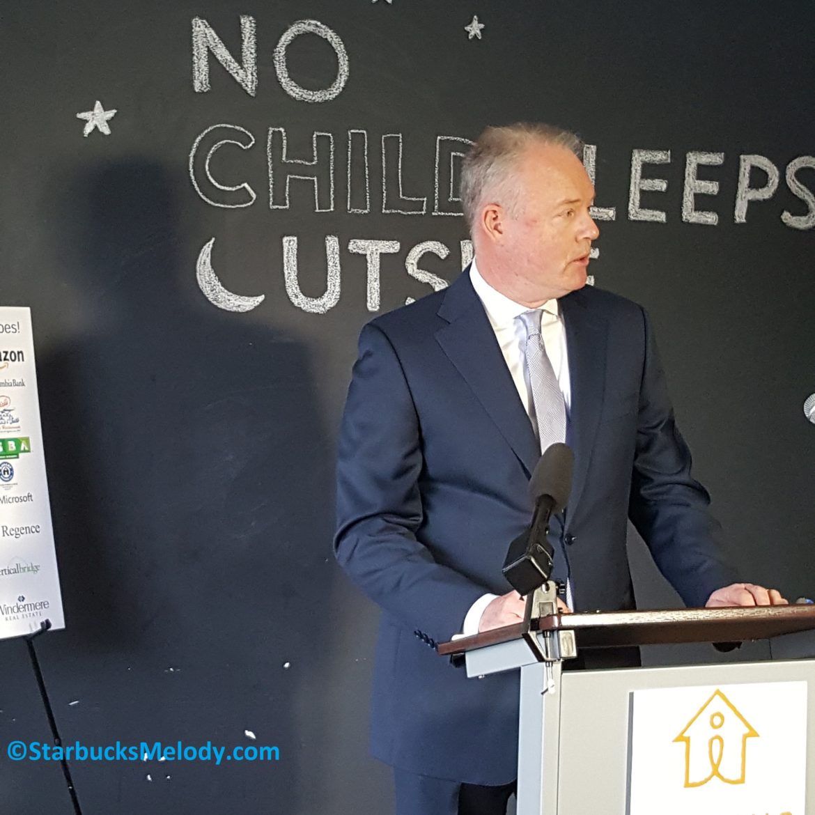 Starbucks Donates Millions to Mary’s Place, a Seattle shelter for homeless families.