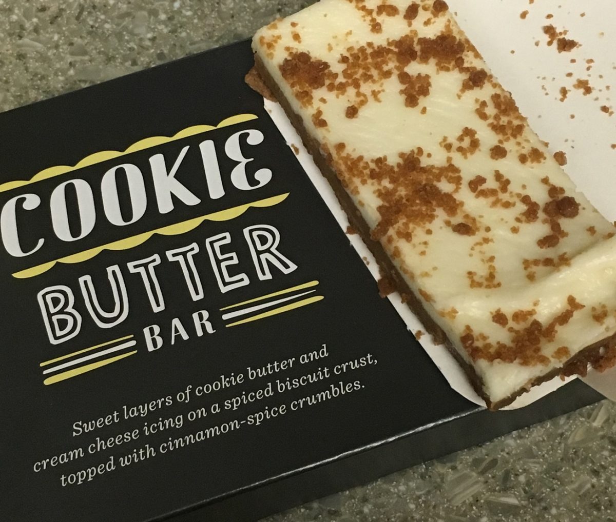 The Cookie Butter Bar at Starbucks