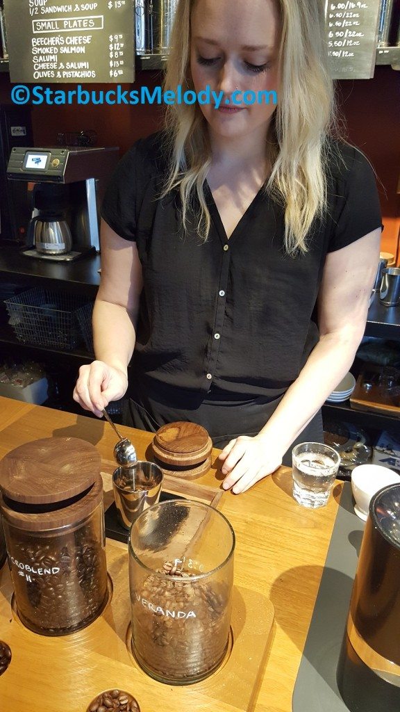 2 - 1 - 20170311_085718 Lindsey selecting the beans for my espresso