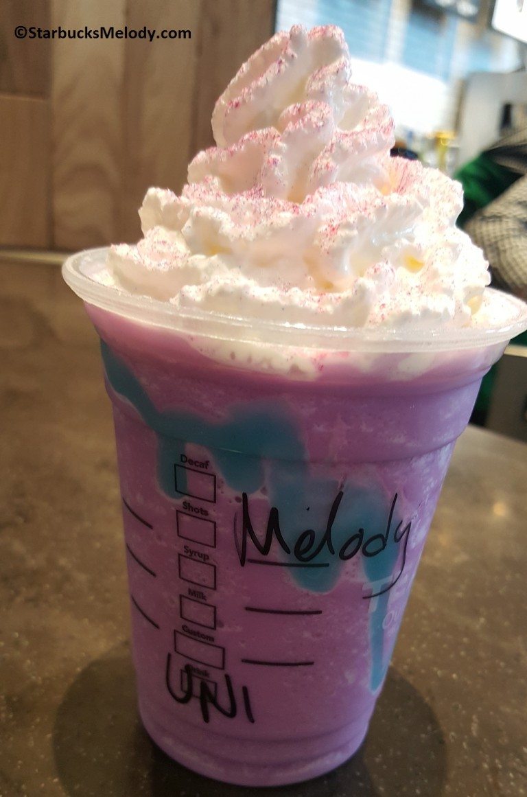 The Magical Unicorn Frappuccino at Starbucks It's as real as can be