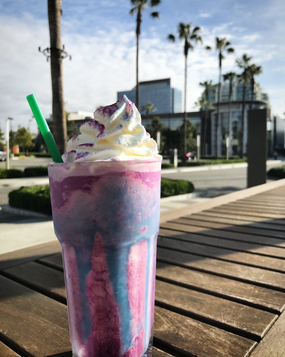The Magical Unicorn Frappuccino at Starbucks: It’s as real as can be for a short while.