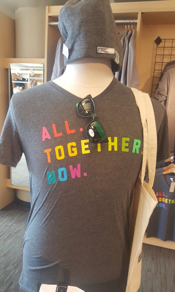 Get your 2017 Pride Starbucks t-shirt!
