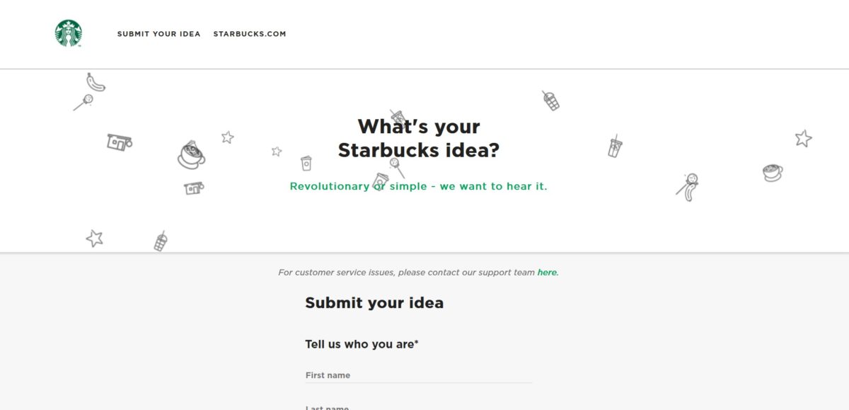 Starbucks nixes the MyStarbucksIdea community: You can still submit ideas.