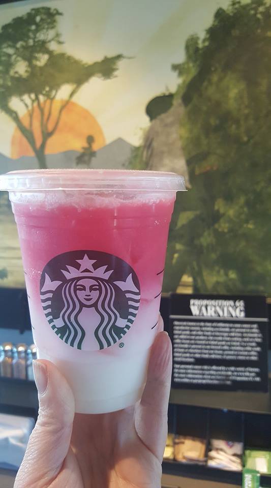 Melody's Pink Ombre Drink 19May2017