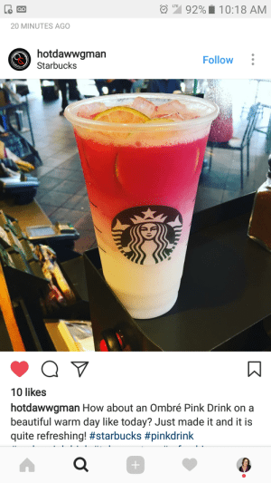 How To Order A Pink Ombré Drink At Starbucks 2827