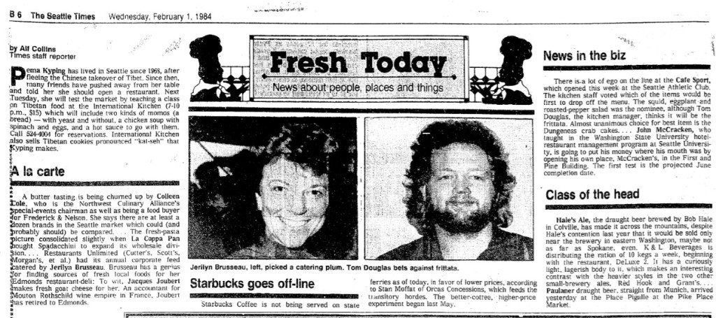 1 Feb 1984 Starbucks on Washington State Ferries