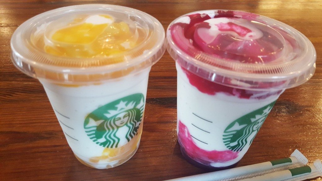 2017 June 18 2 new Frappuccinos Mango Pineapple Prickly Berry