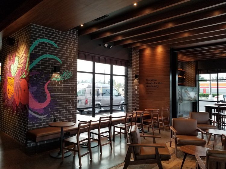 New in White Center (Seattle): A large, gorgeous Community Store Starbucks