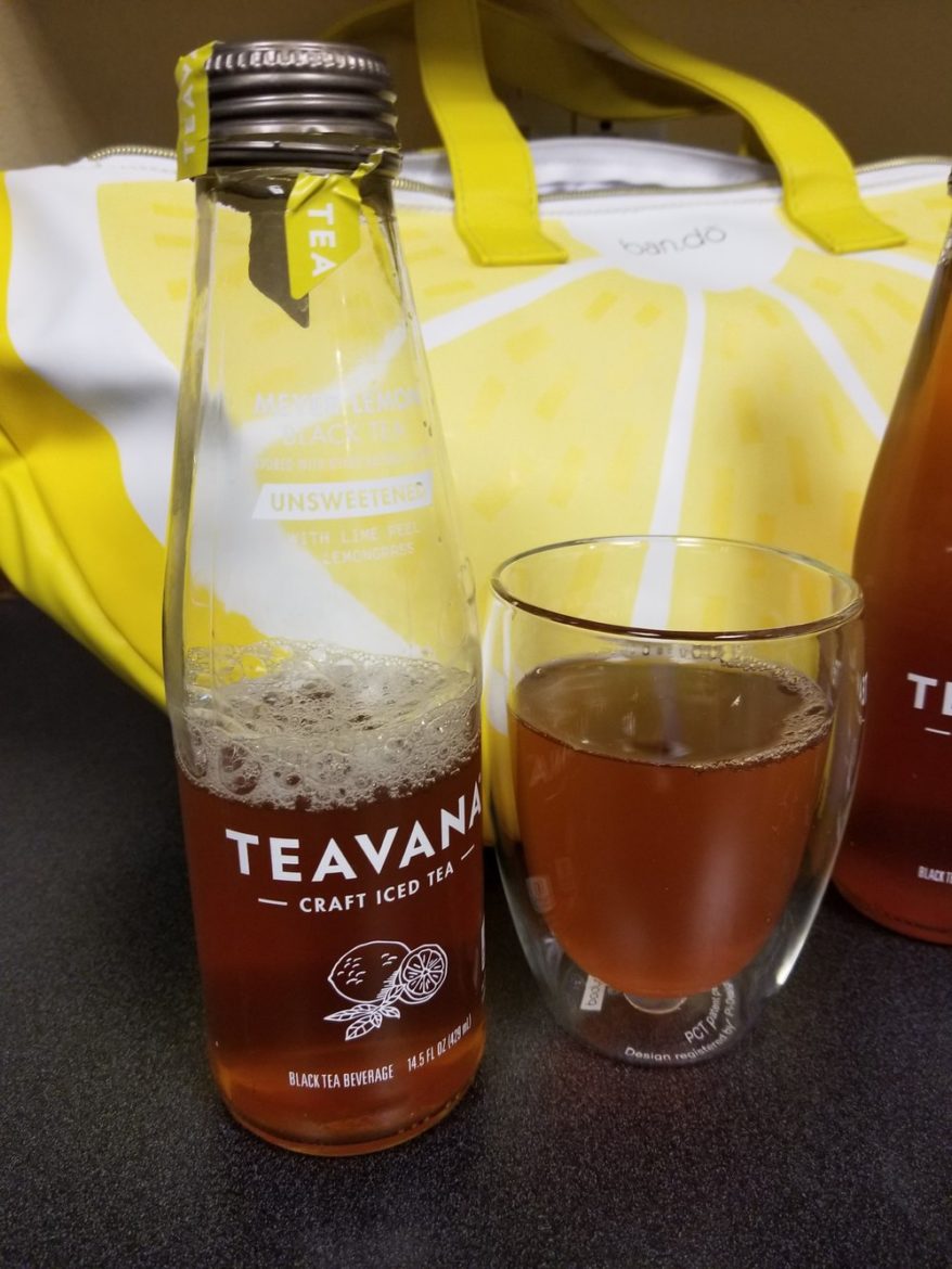 Teavana Unsweetened Black Tea Bottled and readytodrink