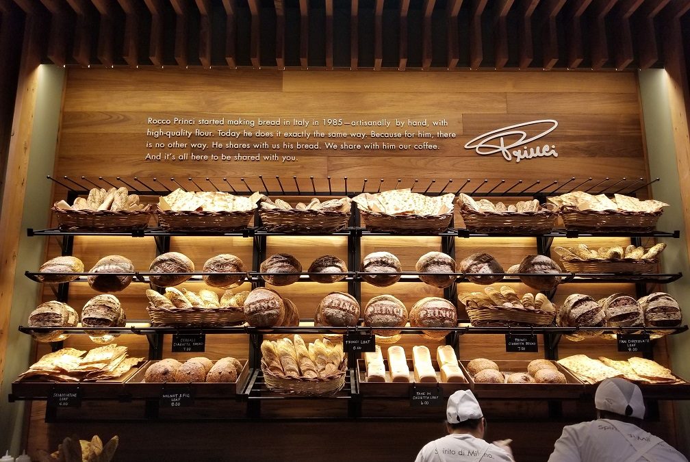 Starbucks opens Princi Bakery: Delish & high quality.