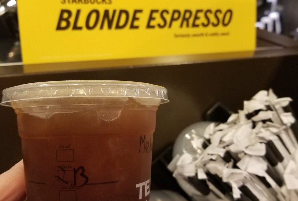 Starbucks Espresso Goes Blonde: Lighter roast espresso now available.