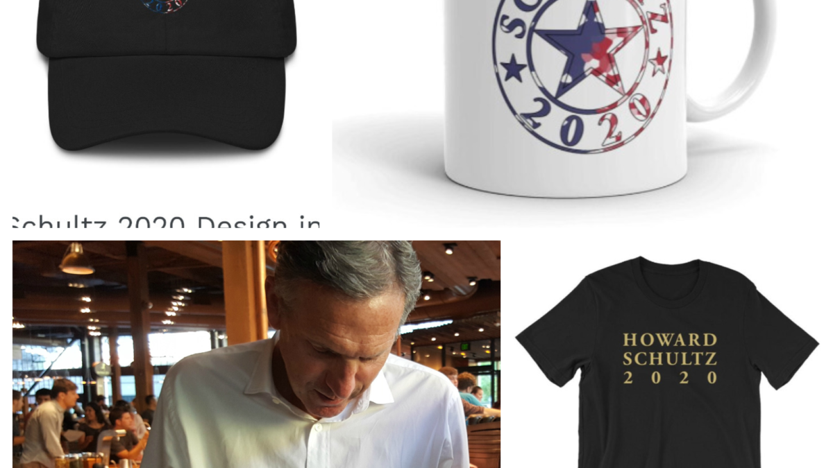 Howard Schultz for President 2020 merchandise is here: Will Howard run for president?