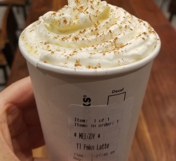 Pumpkin Spice Latte Season has begun!