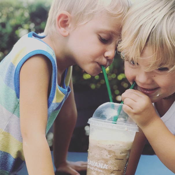 Your Starbucks Moments: Featured photo – brothers at Starbucks.